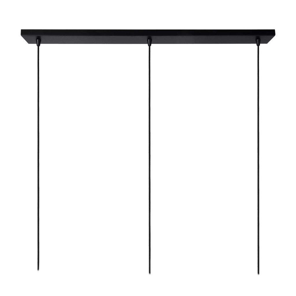 Lampada a sospensione nera/oro Nolan 3xE27 40W Lucide