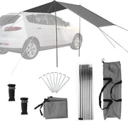 Tenda per auto con protezione solare multifunzione per campeggio e avventure all'aperto