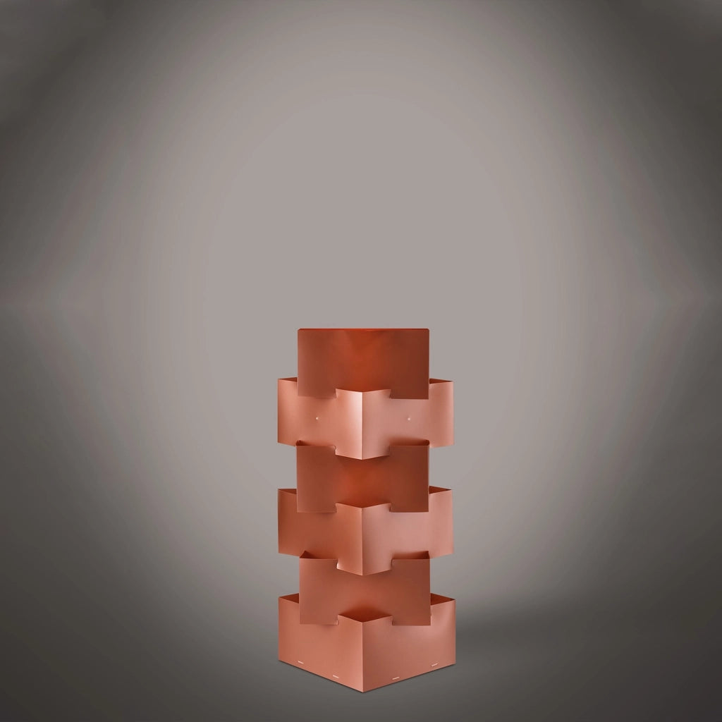 Lampada Da Scrivania-Ufficio Moderna Building Polilux ® Rame 1 Luce E27