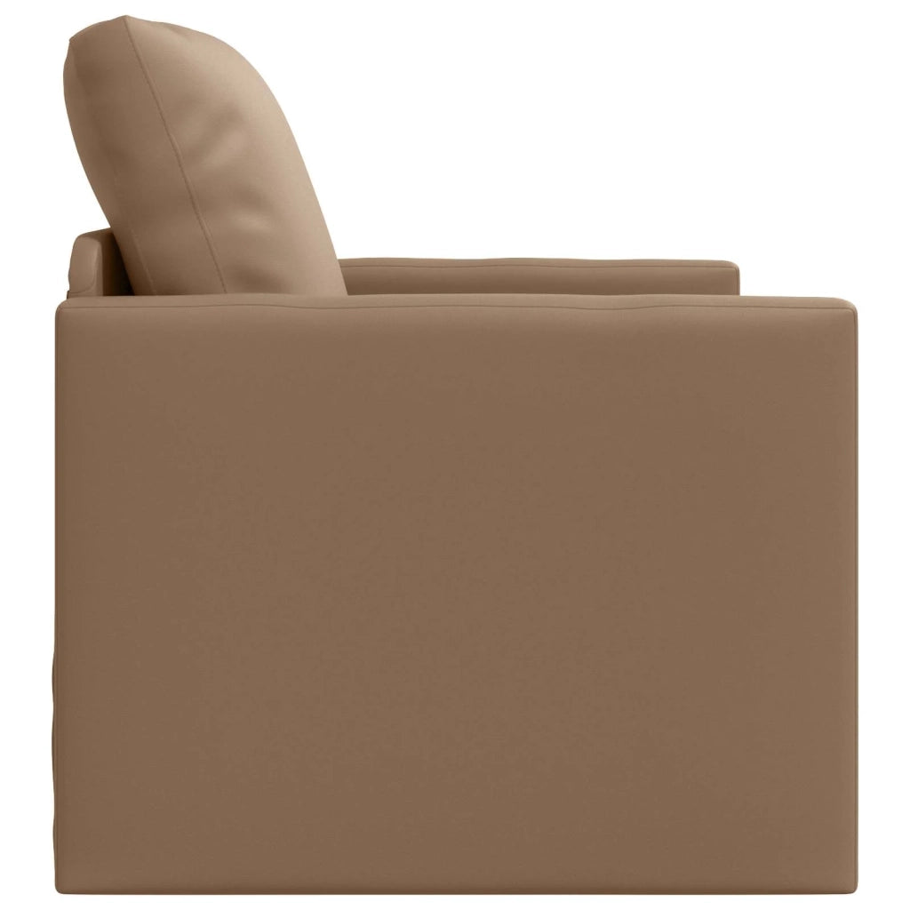 Divano letto 60cm Cappuccino Pelle Artificiale 4106634