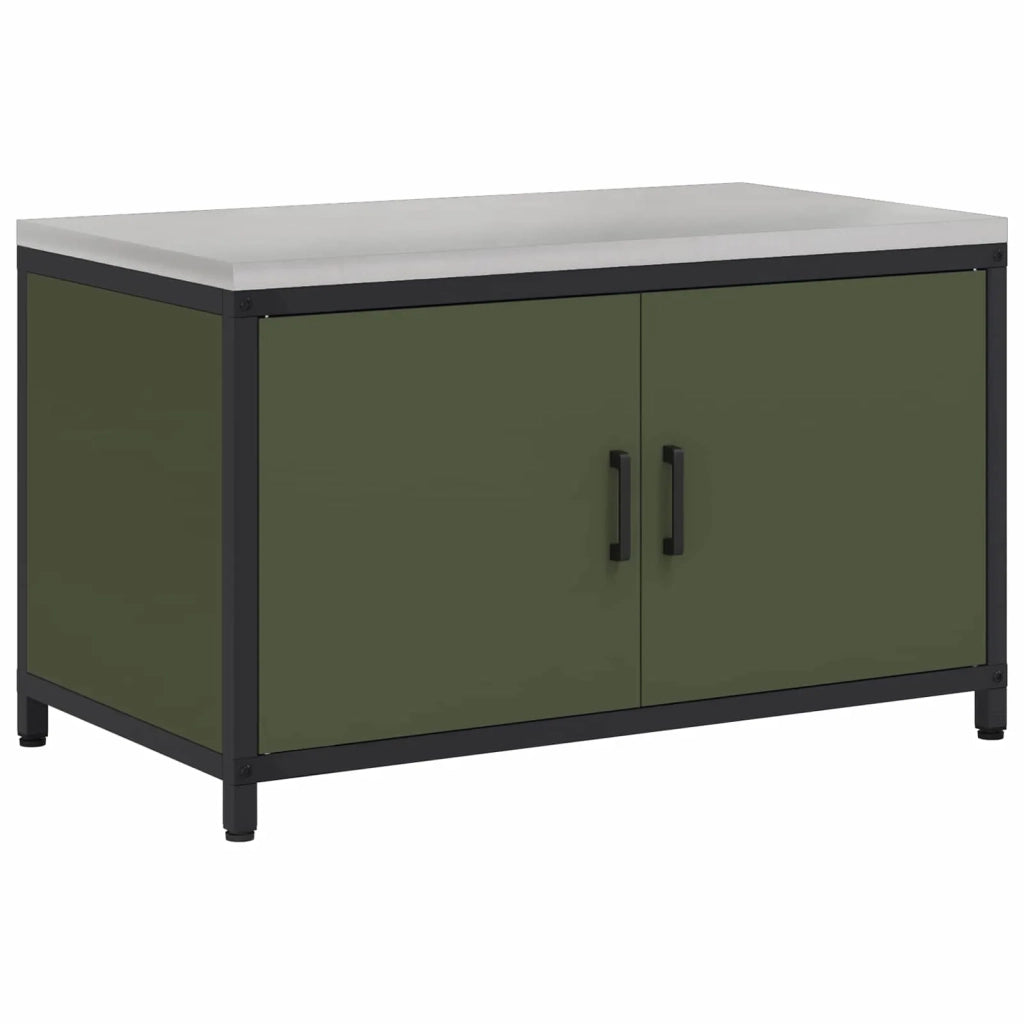 Stoccaggio in cucina Verde oliva 90 x 50 x 53 cm Acciaio 874999