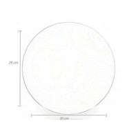 Lampada a palla da giardino in resina Lampade da terra a sfera luce bianca 300mm