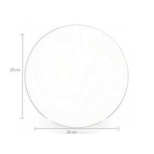 Lampada a palla da giardino in resina Lampade da terra a sfera luce bianca 300mm