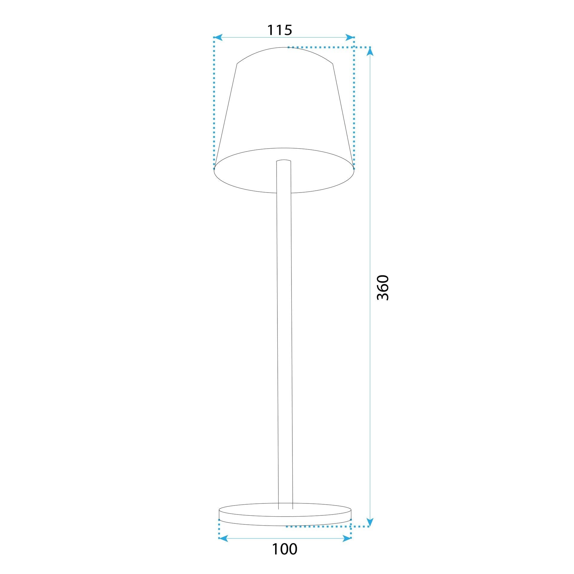 Lampada Da Comodino App1366-t Brown