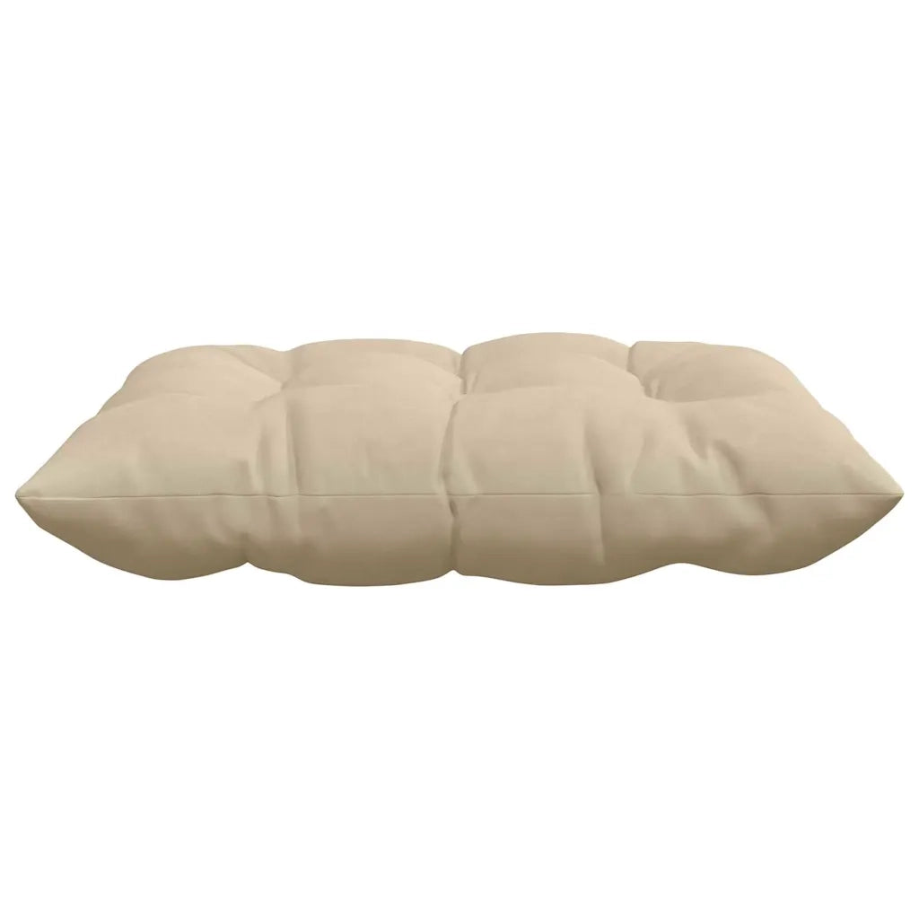 Cuscini per Seduta 4 pcs Crema 40 x 40 x 6 cm Microfibra 42015179