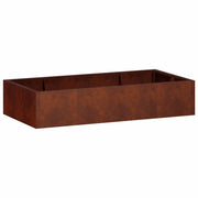 Muro di contenimento 6 pz 200 x 100 x 40 cm Acciaio Corten 3449232