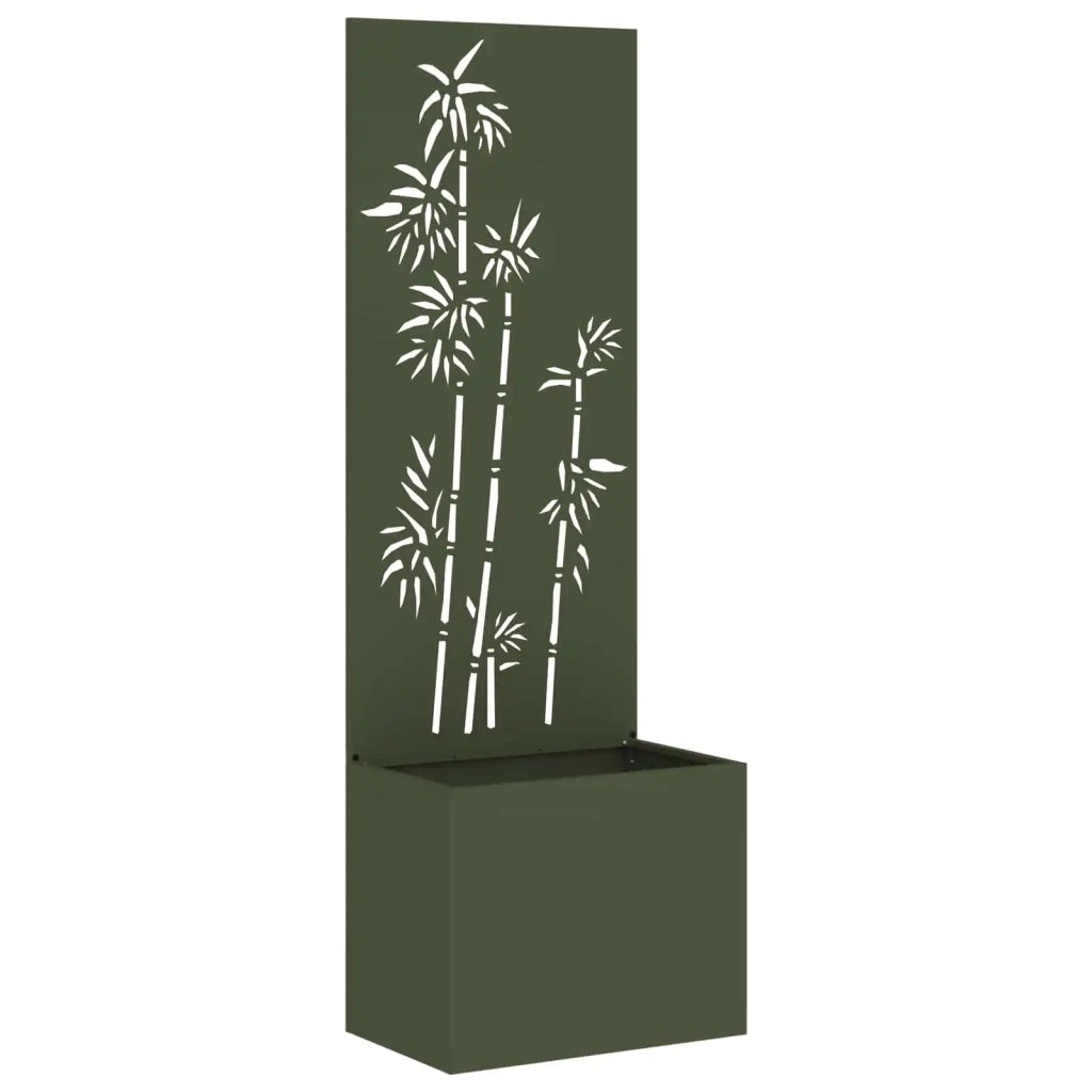 Schermo per privacy in giardino Oliver verde 50 x 150 cm 876451