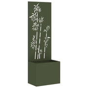Schermo per privacy in giardino Oliver verde 50 x 150 cm 876451