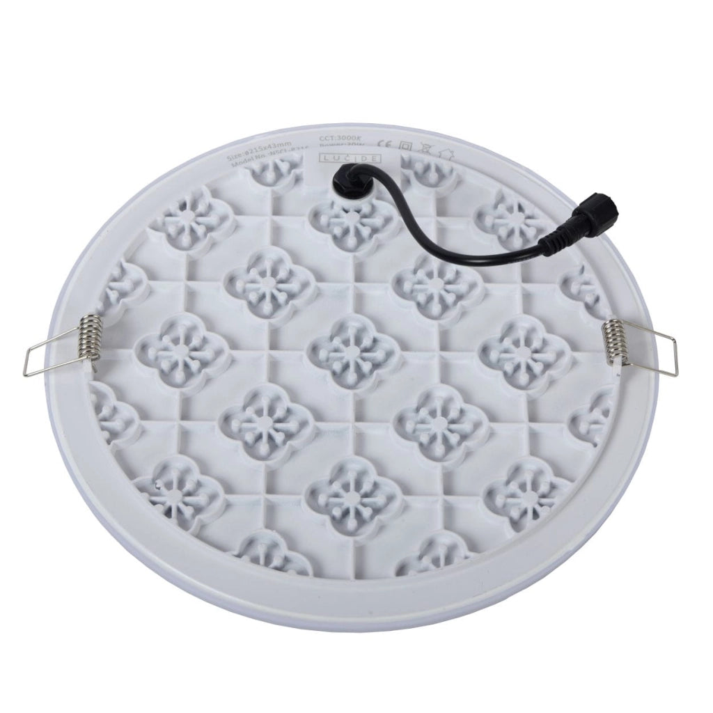 Plafoniera bagno Lucide Ceres LED 30W 3000K IP66 bianca