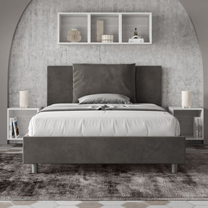 Letto Matrimoniale 160x210 cm Senza Rete Antea Grigio