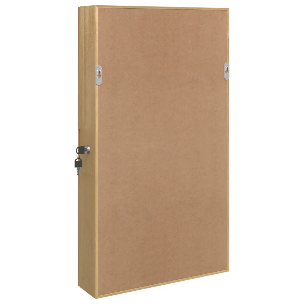 Armadio Portagioie con Specchio a Muro 37,5x10x67 cm CFW7565670