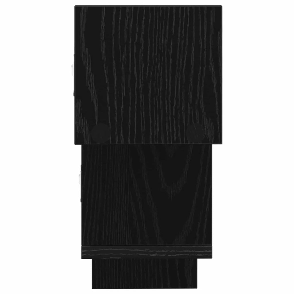 Scaffale da parete Rovere Nero 48 x 15 x 42 cm 8012237