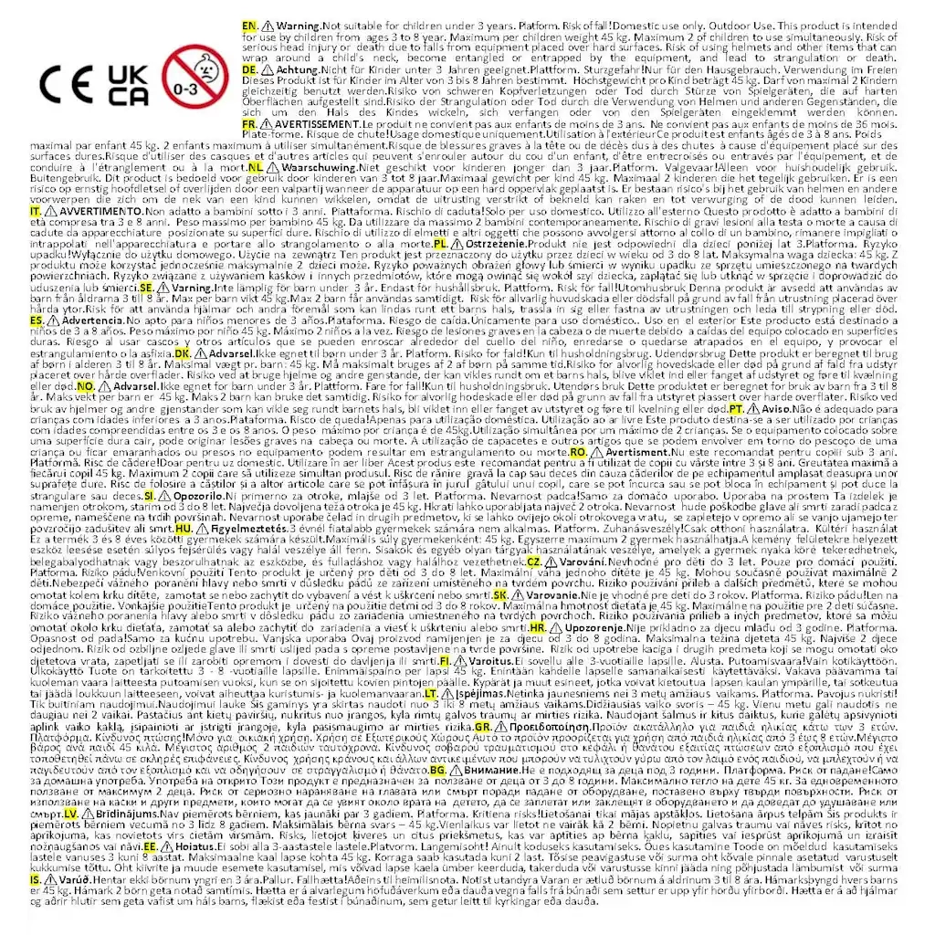 Set da Gioco da Esterno in Legno Massello di Pino 3156988