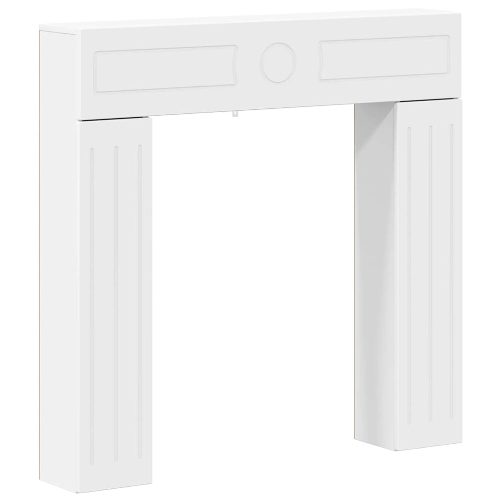Cornice per camino Bianco 102 x 18 x 100,5 cm 8006606