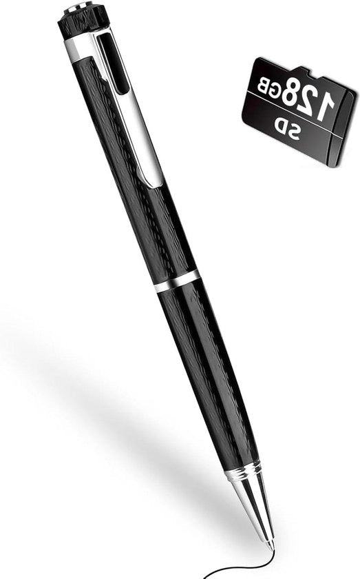 Registrator Digitale con Capacità di Registrazione 128 GB - Registrazione della Voce - Portatile - Registrazione 360° - Registrazione Lunga Durata - Facile da Utilizzare