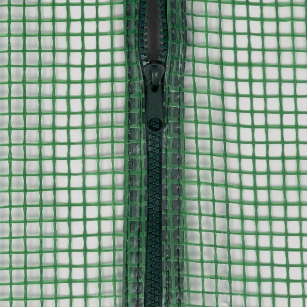 IDMarket - Serra tunnel di giardinario 6m²  verde 4 stagioni ZEBRA 2x3M