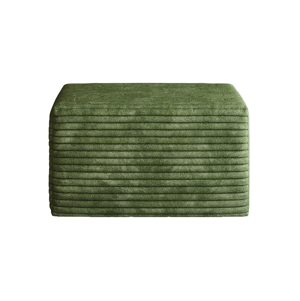 POUF Verde 72x18x18 cm in tessuto