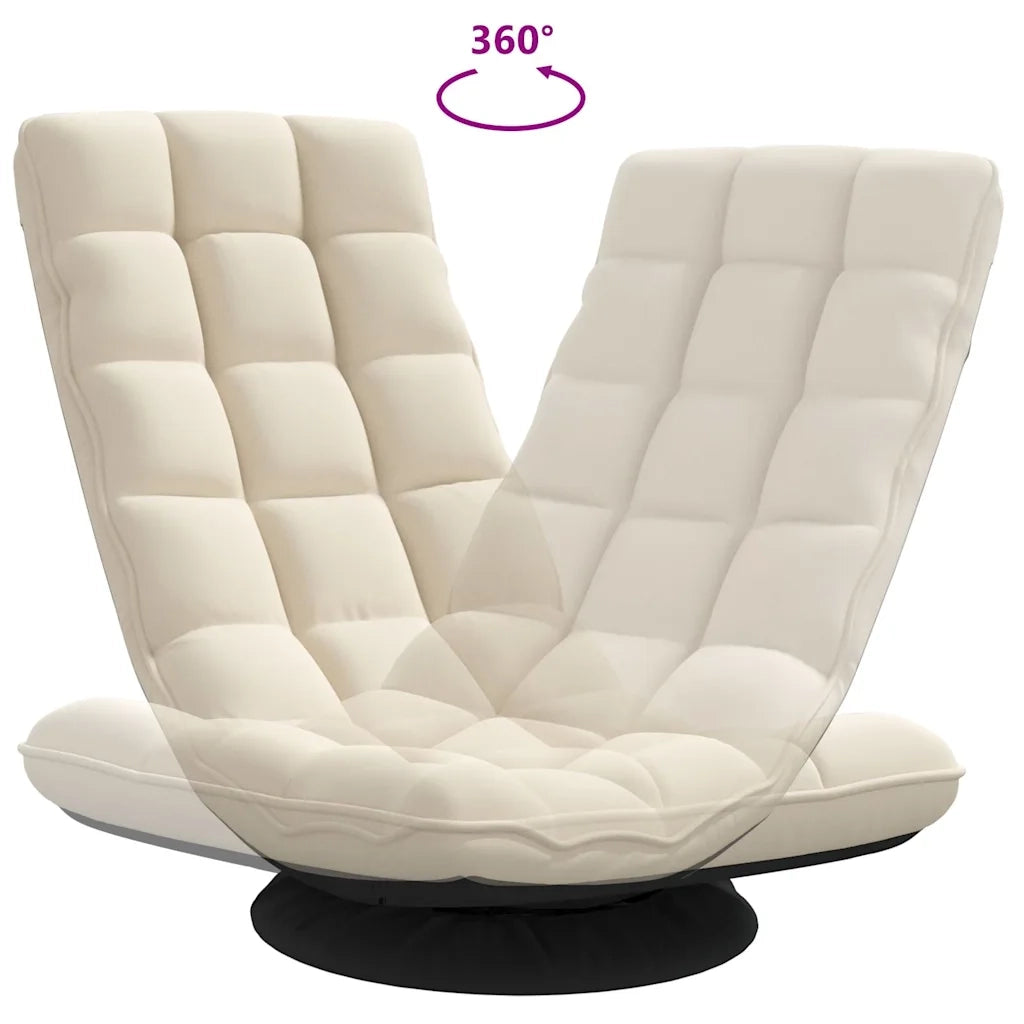 Sedia da Terra Girevole in Lino 70x51x79 cm CFW4302730