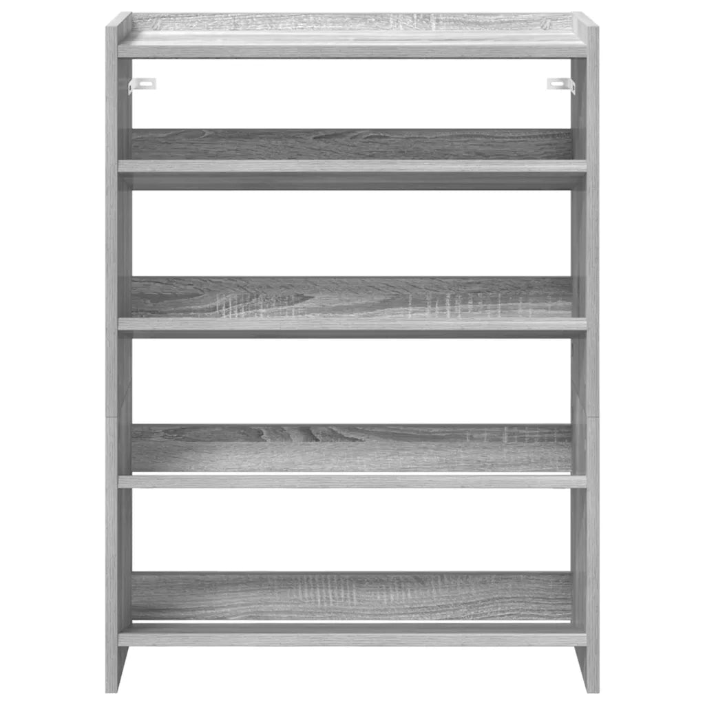 Scarpiera Grigio Sonoma 60x25x81 cm in Legno Multistrato 859883