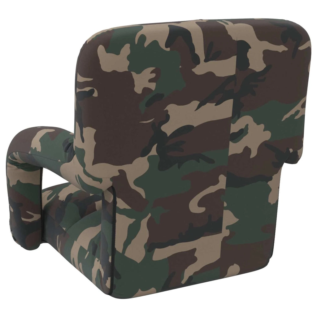 Sedia a pavimento regolabile Verde militare 58 x 62 x 58 cm 42028132