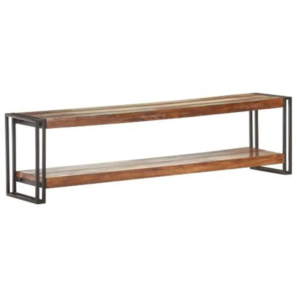Mobile Porta TV 150x30x40 cm in Legno Massello di Recupero 320793