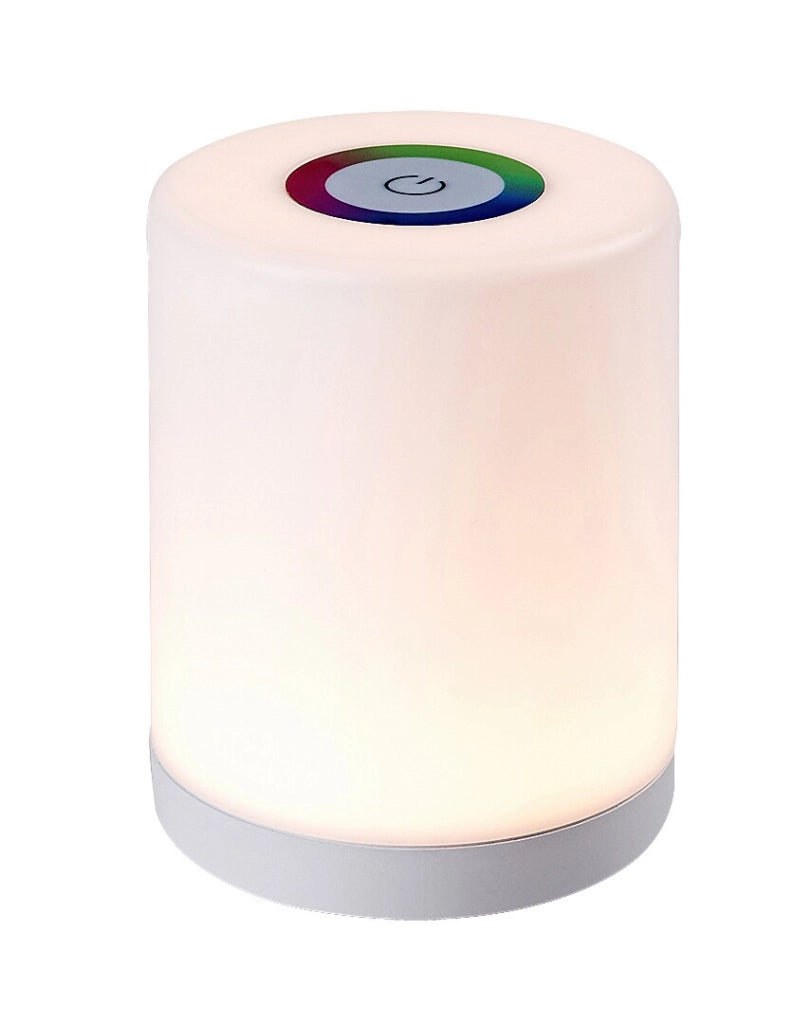 Lampada notte bimbi cilindrica LED RGB dimmer USB-C Rabalux