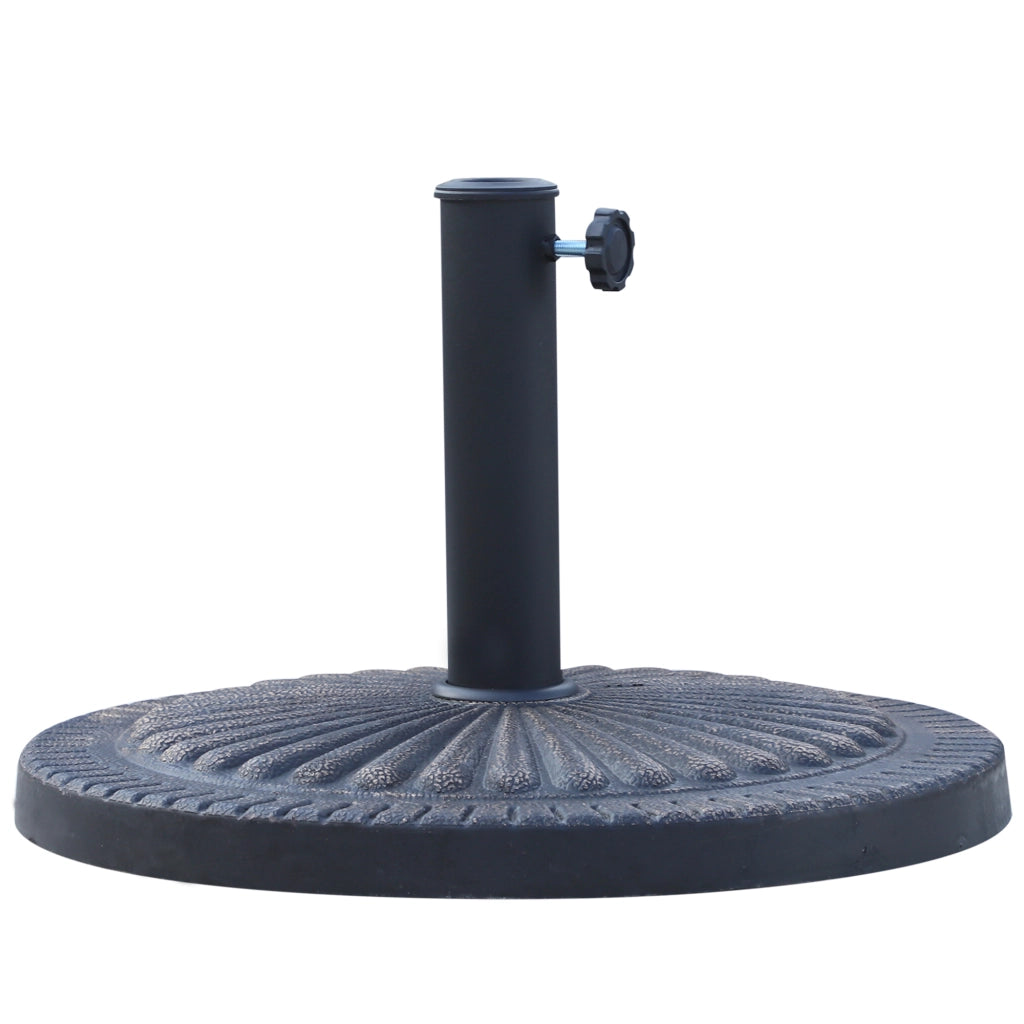 Base per Ombrellone Rotonda ¨C Zephmum ¨C Grigio 15kg ?49x32cm