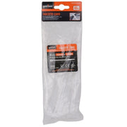 Trade Shop - Set 40 Pz Fascette Cavi Cavo Bianco Stringenti In Plastica Nylon 3.6x150mm 92365 -