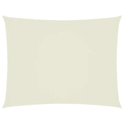 Parasole a vela | Telo Ombra | Vela da ombra Oxford Rettangolare 5x6 m Crema