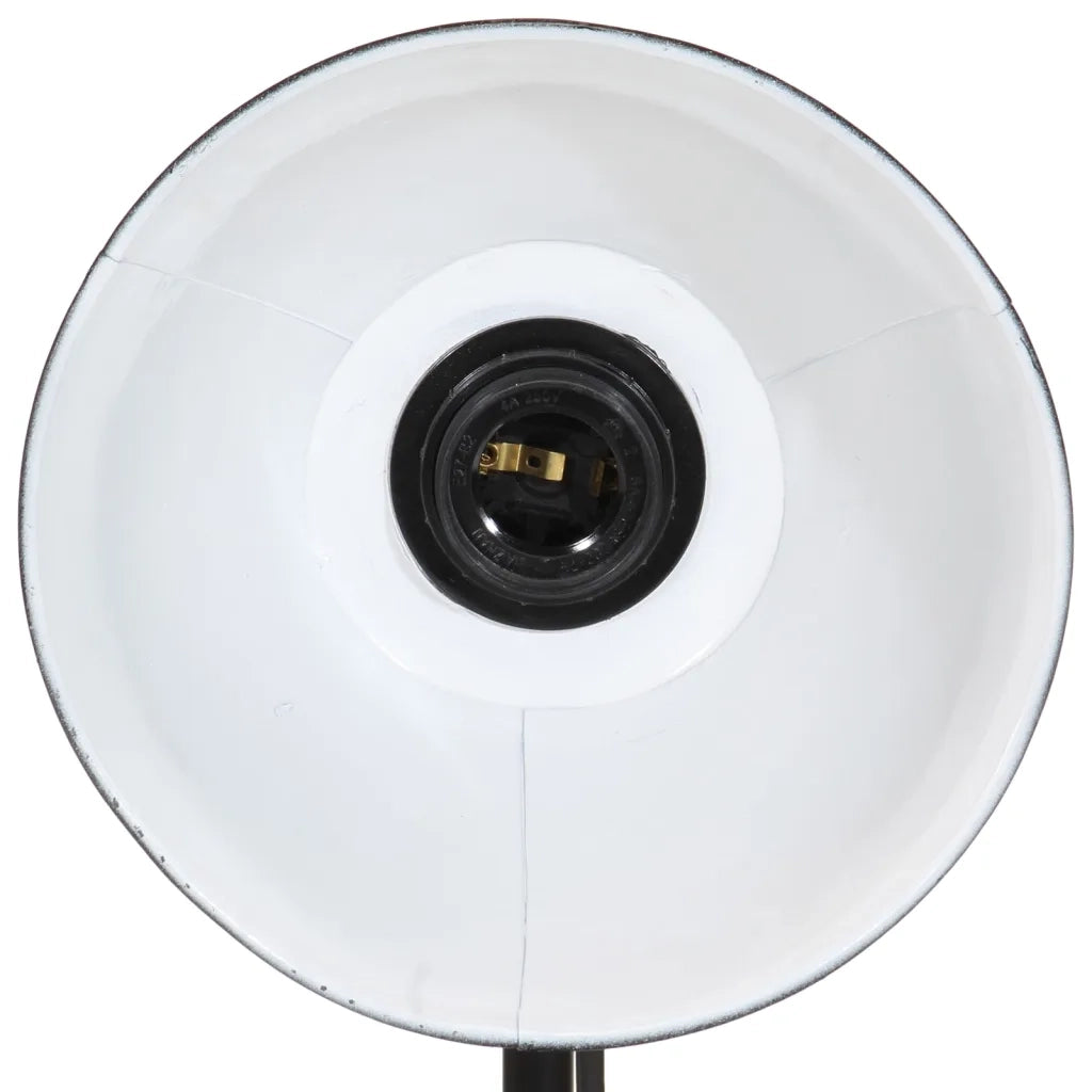 vidaXL Lampada da Scrivania 25 W Nera 17x17x50 cm E27