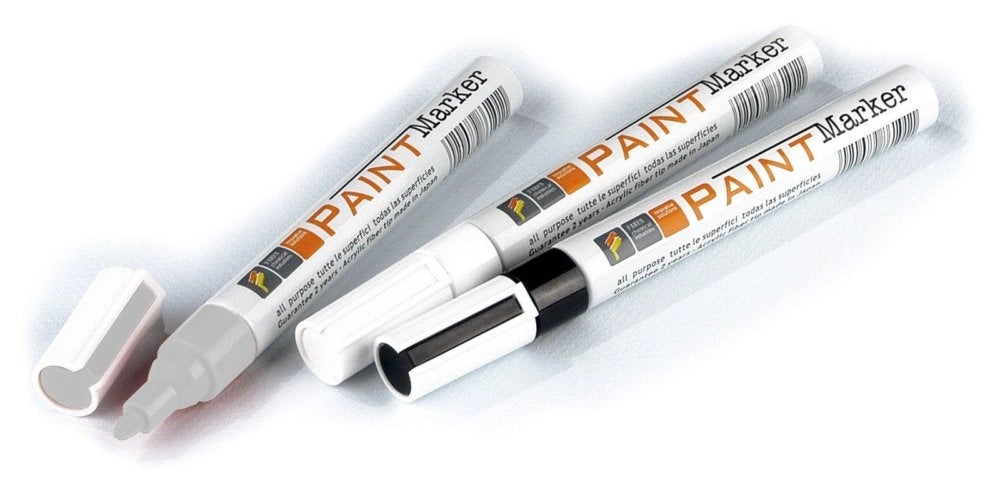 12pz pennarello paint marker argento cod:ferx.57704