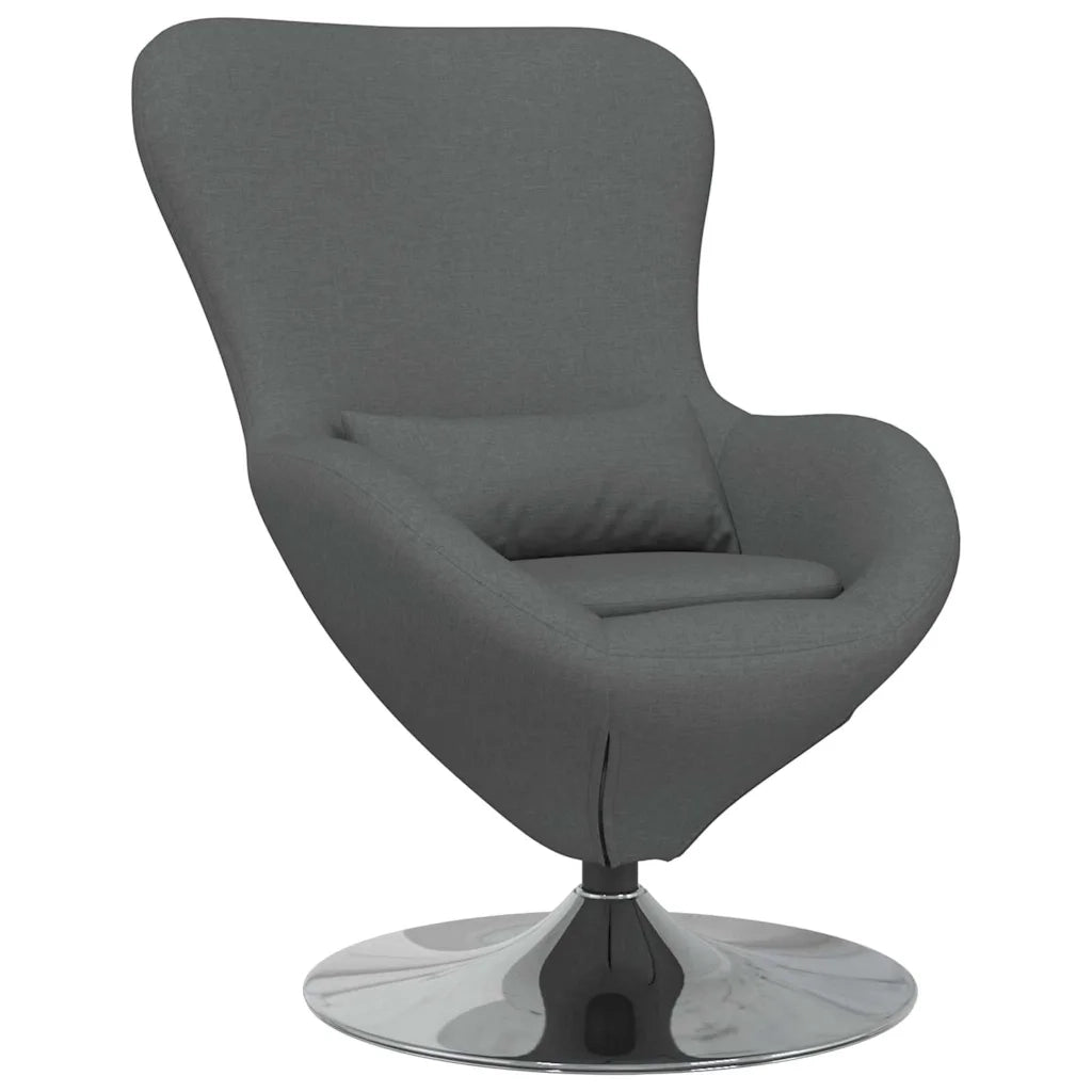 Divano Sedia-Poltrona uovo Grigio scuro 63 x 73 x 90 cm Tessuto 154773