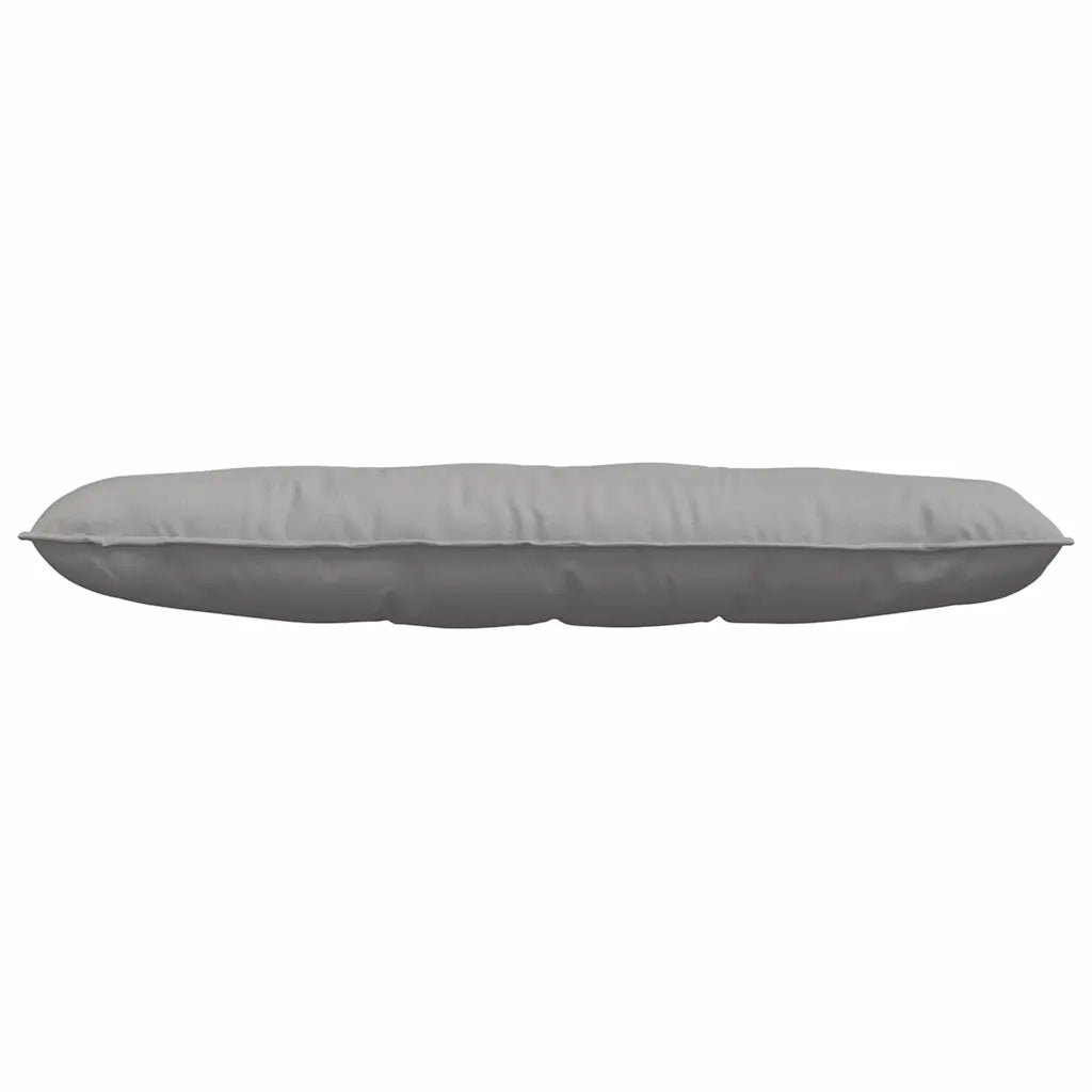 Cuscino per Schiena Grigio Nuvola 140 x 19 x 50 cm Tessuto