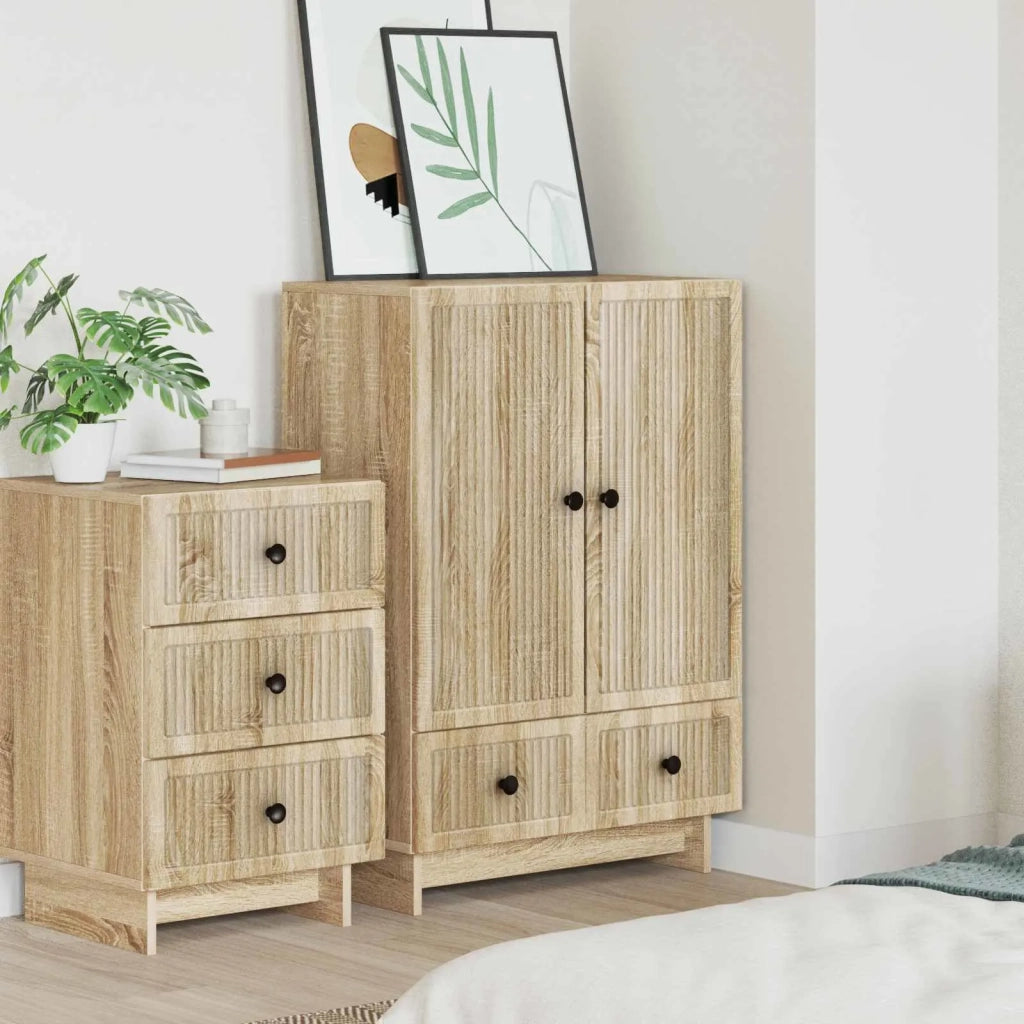 Credenza Rovere Sonoma 66 x 34,5 x 95 cm Legno ingegnerizzato