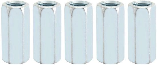 Connettore a vite a 6 gomiti in acciaio inossidabile con dado M12 x 40(15) - Set da 5 pezzi