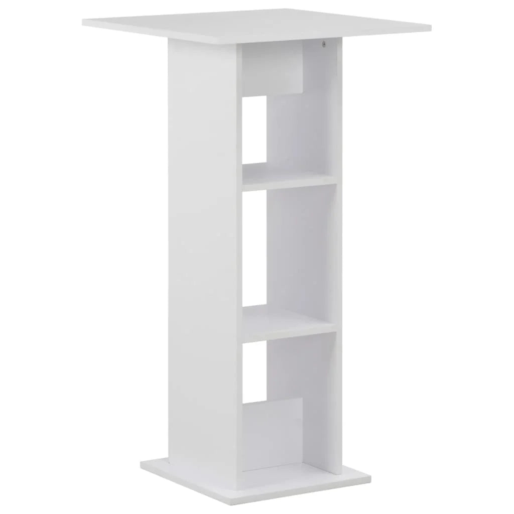 Tavolo alto stile bar/bistrot bianco 110 cm 0902058