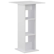 Tavolo alto stile bar/bistrot bianco 110 cm 0902058