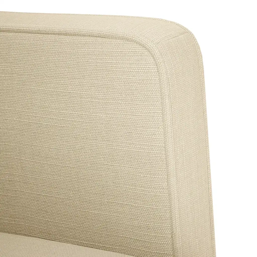 Divano | Divano da soggiorno | Sofa Divanetto Crema 111 cm in Tessuto