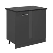 Vicco Mobile ad angolo cucina Antracite lucido 86 cm , PL Antracite