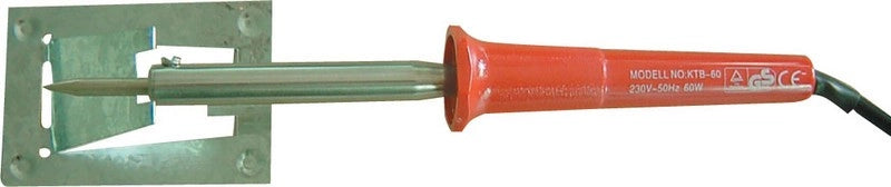 SALDATORE ELETTRICO A STILO GR.2 WATT 80 PUNTA CURVA MANICO ISOLATO VOLT.220