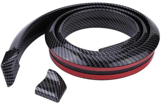 Spoiler per bagagliaio 1,5 m - Fibra di carbonio/Rubbero - Spoiler posteriore - Universale - Ala/Letto - Inclusi accessori