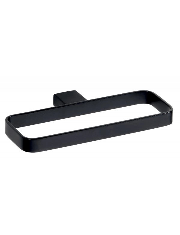 NERO Portatovagliolo Rettangolare in Ottone Nero 22 x11 x2 cm