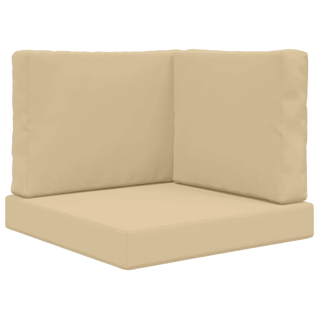 Cuscino per divano da esterno 3 pcs Beige Poliestere 900747