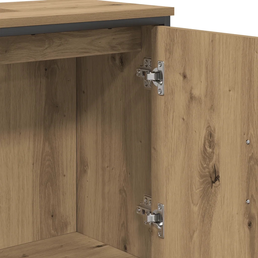 Mobile Sottolavabo Rovere 60x30x60 cm Legno Multistrato 857699