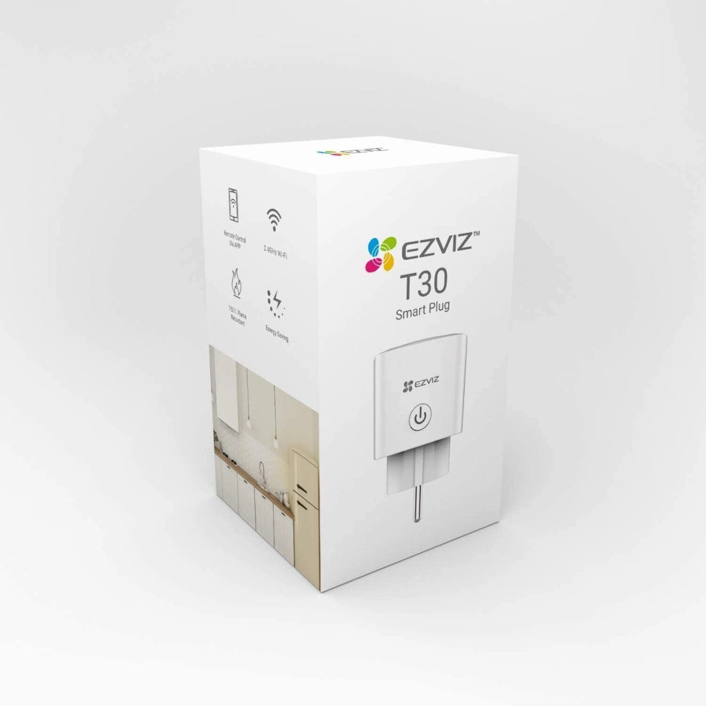 EZVIZ T30-10B-EU presa intelligente 1600 W Bianco