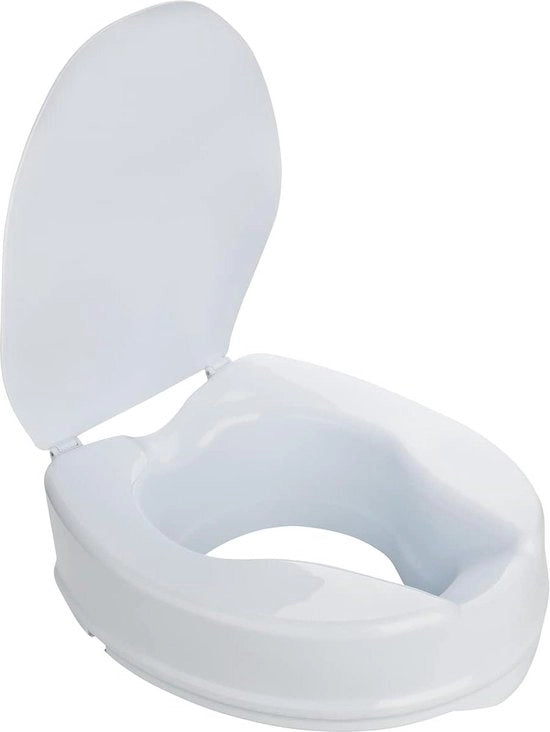 Altezza Toilette 15 cm con Coperchio e Chiave per Altezza Toilette con Coperchio