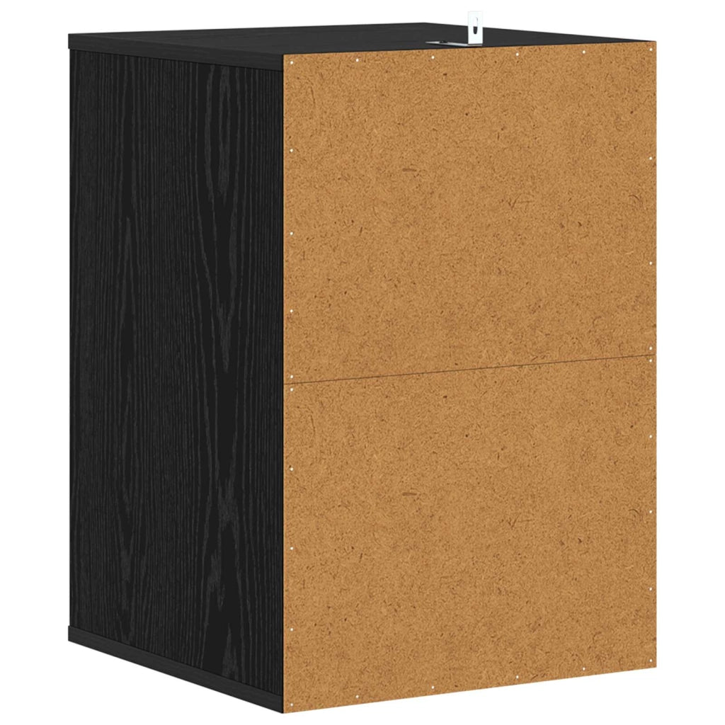 Cassettiera moderna per riporre oggetti in modo pratico 41 x 40 x 58 cm realizzata in legno di quercia nera 02_0058398