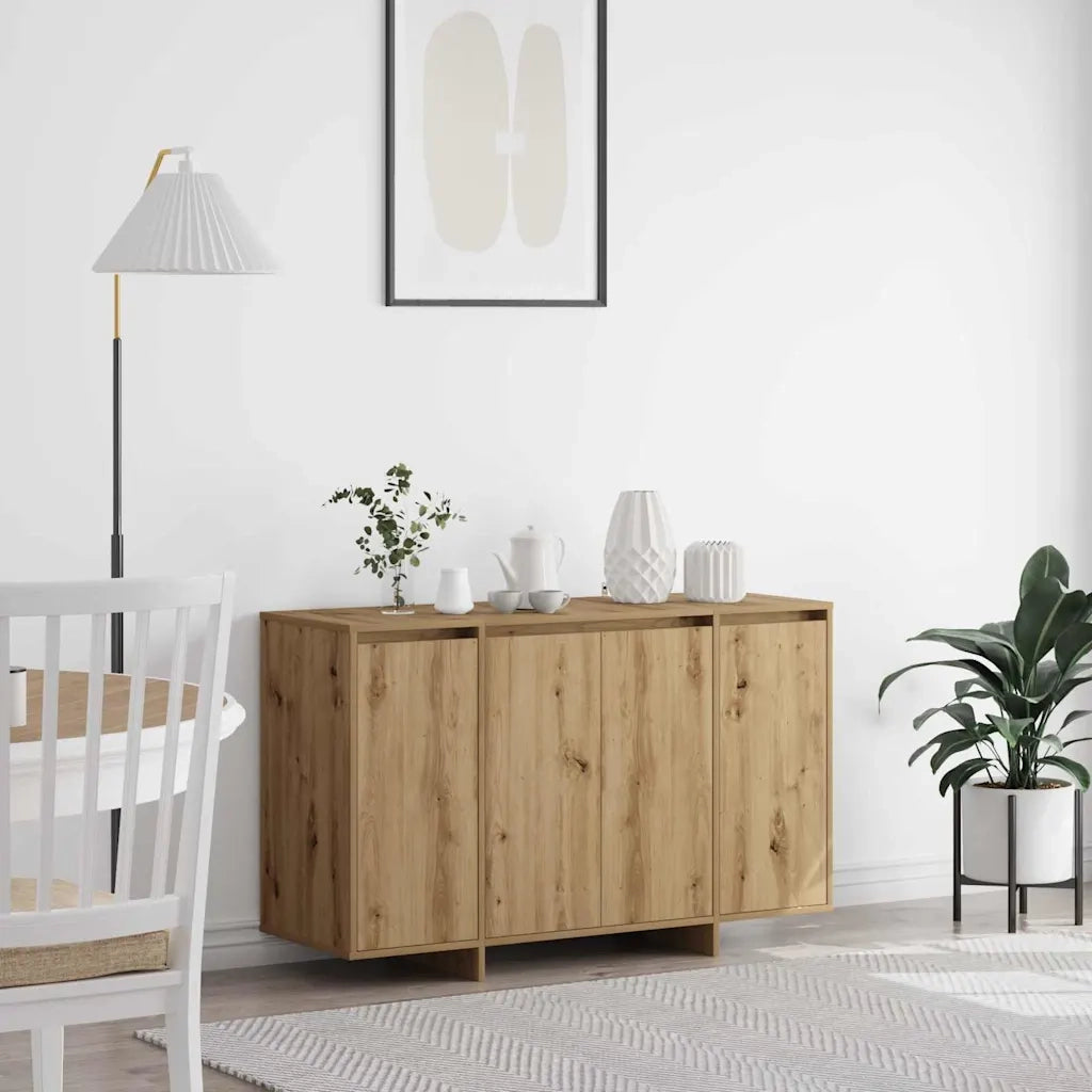Credenza-Buffet-Armadio da cucina rovere artigianale 120 x 41 x 75 cm Legno multistrato 694014