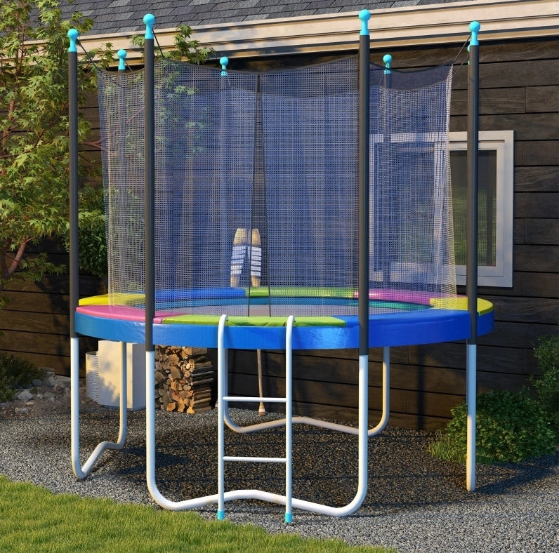 Copertura molle per trampolino Ø244 cm multicolore; plastica impermeabile