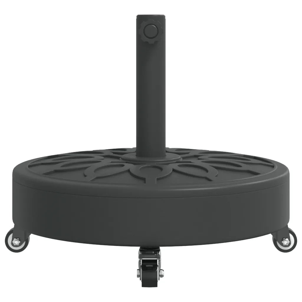 Base per Ombrellone con Ruote per Pali Ã˜38/48 mm 27 kg Rotonda